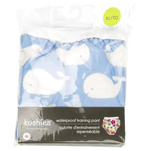 Kushies Taffeta Waterproof Training Pant, Blue Whales Image 2