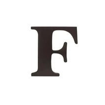 Little Haven Hanging Wall Letter F, Espresso Image 1