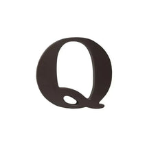 Little Haven Hanging Wall Letter Q, Espresso Image 1