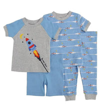 Little Me - 4Pk Baby Boy Space Pj Blue Image 1