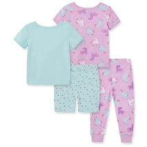 Little Me - 4Pk Baby Girl Unicorn Pj Lavender Image 2