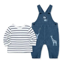 Little Me - Baby Boy Safari Cotton Blend Overall Set Image 3