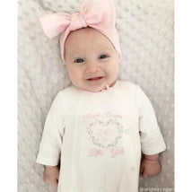 Little Me - Thank Heaven For Little Girls Footed One-Piece, Light Pink Image 2