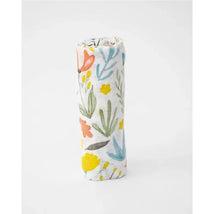 Little Unicorn Cotton Muslin Single Swaddle In Meadow Image 2