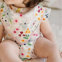 Loulou Lollipop - Bib Set (Muslin), Shell Floral Image 2