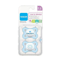 Mam Love & Affection Pacifiers 0-6M - Colors May Vary, 2-Pack Image 2
