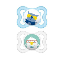 MAM Mini Air Mam Sensitive Skin Pacifier & Sterilizing Case,2pk Image 1