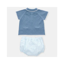 Martin Aranda- 2Pk Short Set Polo & Bloomer Noto, Blue Francia Image 2
