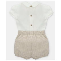Martin Aranda - Baby Set Shirt & Bloomer Woven Fabric Firenze, Arena Image 2