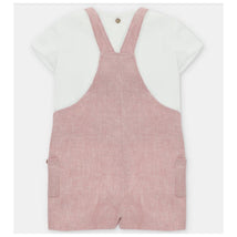 Martin Aranda - Baby Set Shirt & Overall Woven Fabric Siena, Arena Image 2