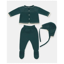 Martin Aranda - Take Me Home Set Sweater, Leggings & Bonnet Dark Blue Image 2