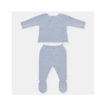 Martin Aranda - Take Me Home Set Sweater & Leggings Knit Nel Blu, White Image 2