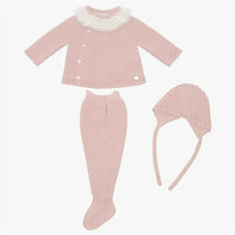 Martin Aranda - Take Me Home Set Sweater, Leggins & Bonnet (All Knitwear) Bonsay, White Image 1