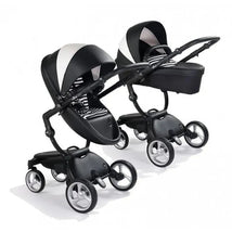 Mima Xari - Complete Stroller, Champagne Chassis | Black & White Seat Pack (Starter Pack Included) Image 2