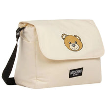 Moschino Baby - Diaper Bag With Changing Mt Bear Logo Print, Beige Image 2