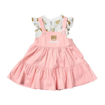 Moschino Baby - Girls Ruffle T-Shirt And Dress Set Bear Born, Sugarrose Image 3