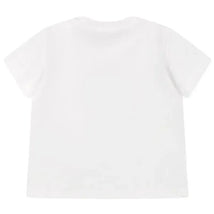 Moschino Baby - T-Shirt With Bear On Stars Graphic Print, Optic Whte Image 2