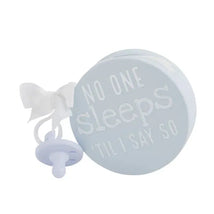 Mud Pie 21 - Pacy holder Set - Blue No one sleeps til I say so Image 1