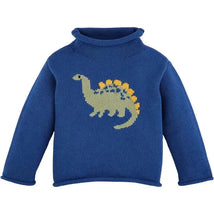 Mud Pie - Kids Children Dino Rollneck Sweater, 24 Months - 3T Image 1