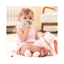 Munchkin Sili-Soothe & Teethe Silicone Pacifier + Teether - 2Pk, Blue/Green Image 3