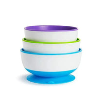 Munchkin Stay Put Suction Bowls, Assorted Colors, 3-Pack Image 2