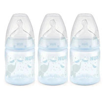 Nuk 5oz Smooth Flow Anti-Colic Bottle,Blue Elephant 3Pk Image 1