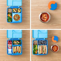 Omie Box - Insulated Bento Box with Leak Proof Thermos Food Jar, Blue Sky Image 2
