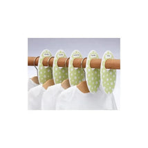 Ore Originals Children's Closet Rod Dividers, Green Dots Image 1