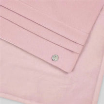 Paz Rodriguez - Baby Girl Knit Blanket Interlock, Chalk Pink Image 2