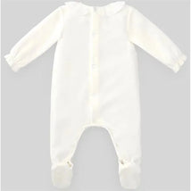 Paz Rodriguez - Baby Girl Knit Newborn Romper Dulzura, Cream Image 2