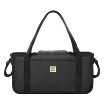 Petunia - Wander Stroller Caddy In Black Matte Leatherette Image 1