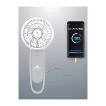 Primo Passi 3 in 1 Rechargeable Turbo Fan - Stroller Fan - Light Blue Image 2