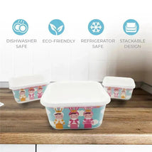 Primo Passi - Bamboo Fiber Kids Food Containers Set Of 3 - Metoo Image 2