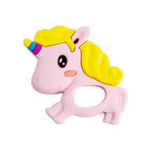 Primo Passi - Silicone Teether, Unicorn Yellow/Pink Image 1