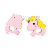 Primo Passi - Silicone Teether, Unicorn Yellow/Pink Image 2