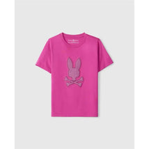 Psycho Bunny Kids - Riviera Graphic Tee, Fuschia Red Image 2