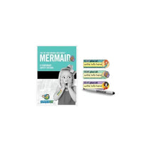 Quick Stick Write-On Child ID Tattoos, Mermaid, 6-pack Image 1