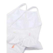 Ralph Lauren Baby - Ruffled Polo Dress & Bloomer, White Image 2