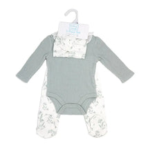 Rose Textiles - 3Pk Baby Girls Take Me Home Set, Blue Floral Image 2