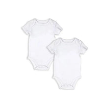 Rose Textiles S23 - 2 Pack Solid Bodysuit - White - 12M Image 1