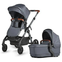Silver Cross Wave Baby Stroller | Single to Double Stroller, Lunar Image 1