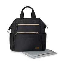 Skip Hop - Mainframe Wide Open Diaper Backpack, Black Image 2