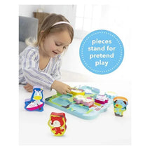 Skip Hop - Baby's First Puzzle, Zoo Park - 8 puzzle pieces & puzzle board Image 2