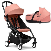 Stokke - Yoyo³ Stroller Bundle, Black Frame | Ginger 6+ Color Pack | Ginger Bassinet Image 1