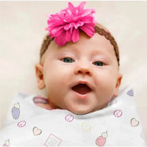 Swaddle Designs - Peace, Love Swaddle Marquisette Swaddle Blanket Image 2