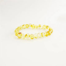The Amber Monkey - Baltic Amber 7-8 inch Bracelet, Lemon Screw Image 1