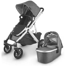 Uppababy Vista Stroller V2 , Jordan Charcoal Melange & Silver Image 1