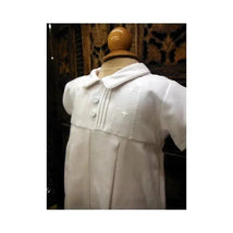 Will' Beth Boys' White Christening Romper Image 2