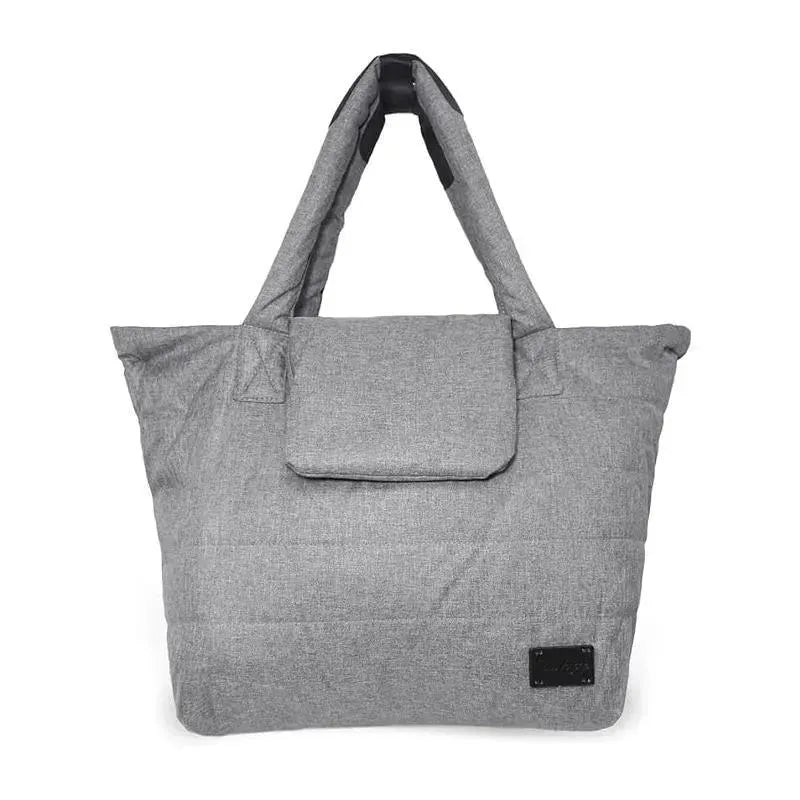 7AM Voyage - Capri Diaper Bag Tote, Heather Grey Image 1