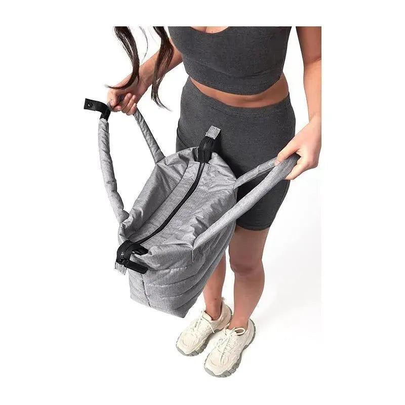 7AM Voyage - Capri Diaper Bag Tote, Heather Grey Image 3